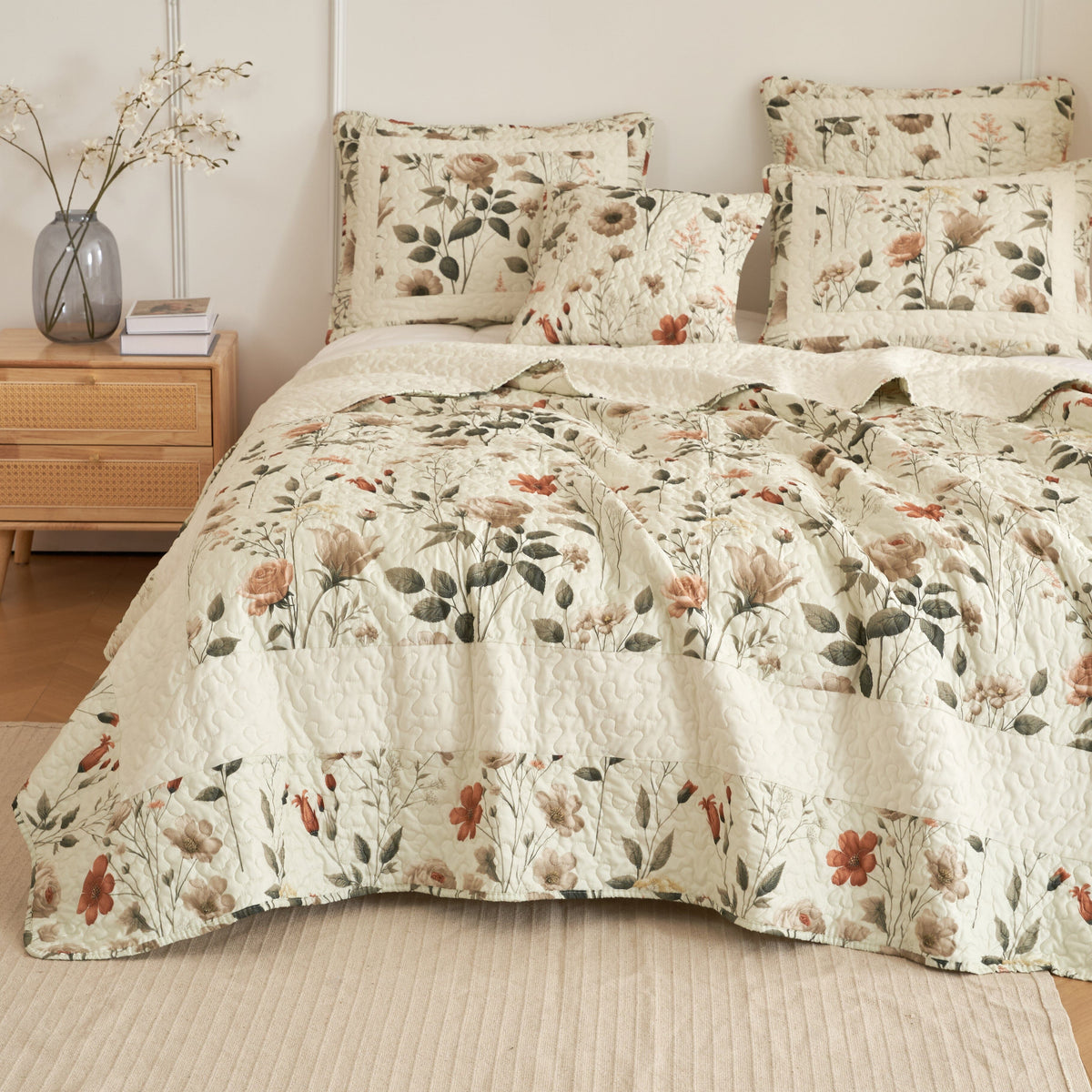 DaDalogy Enchanted Meadow Floral Bed-in-a-Bag Set