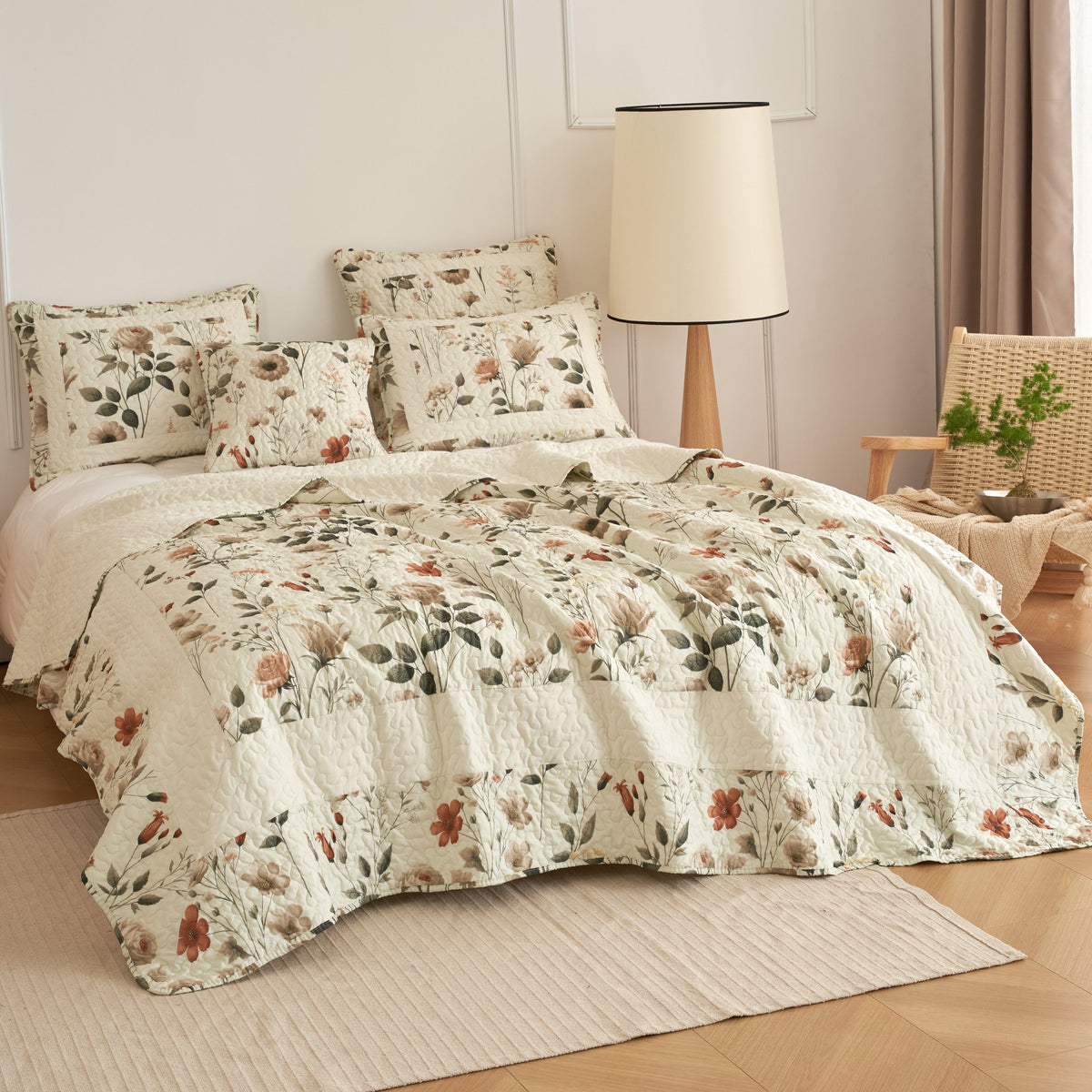 DaDalogy Enchanted Meadow Floral Bed-in-a-Bag Set