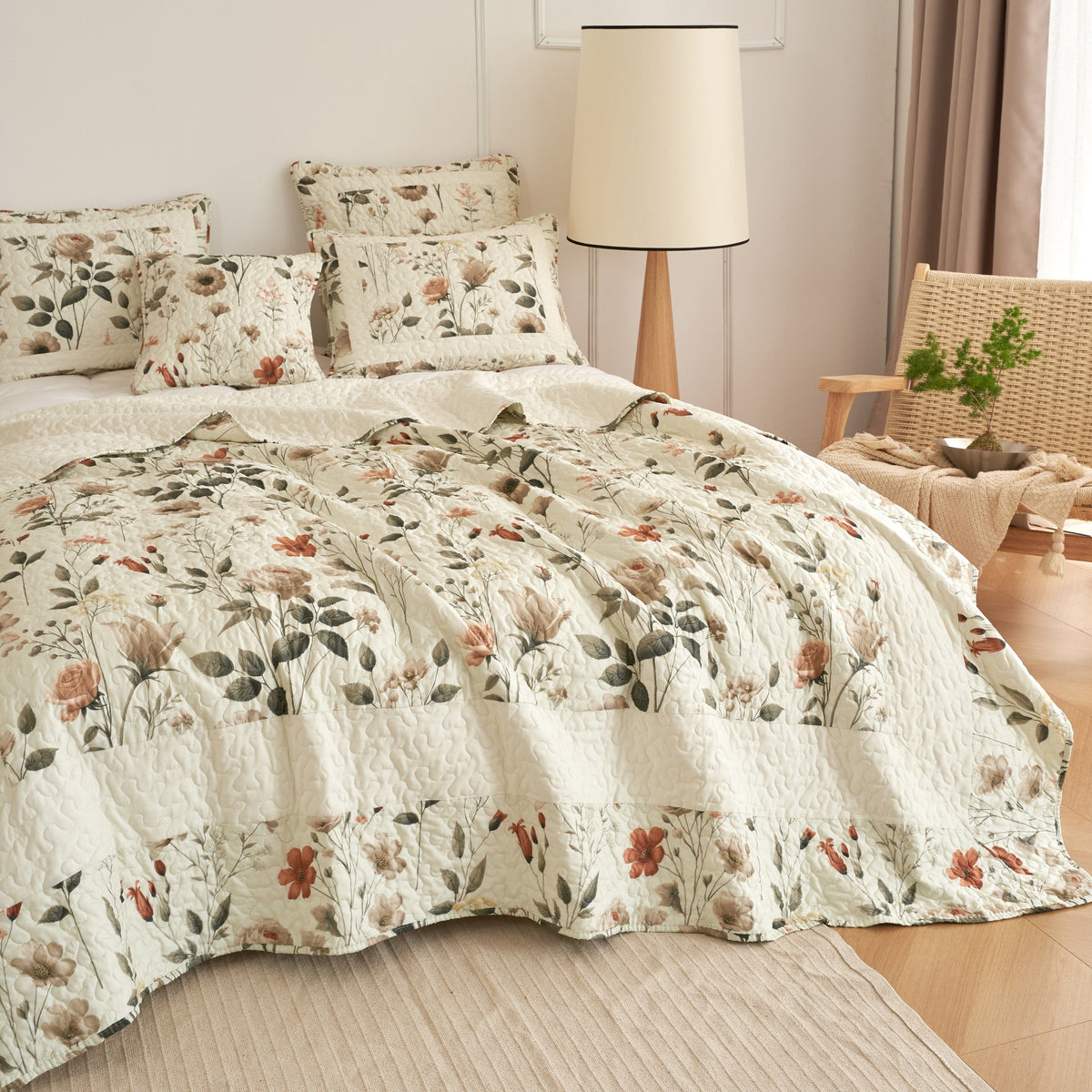 DaDalogy Enchanted Meadow Floral Bed-in-a-Bag Set