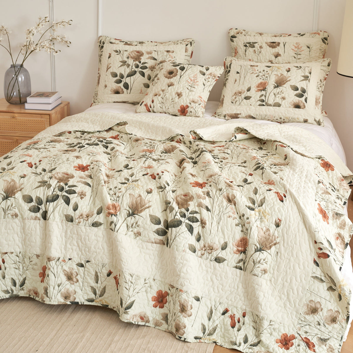 DaDalogy Enchanted Meadow Floral Bed-in-a-Bag Set
