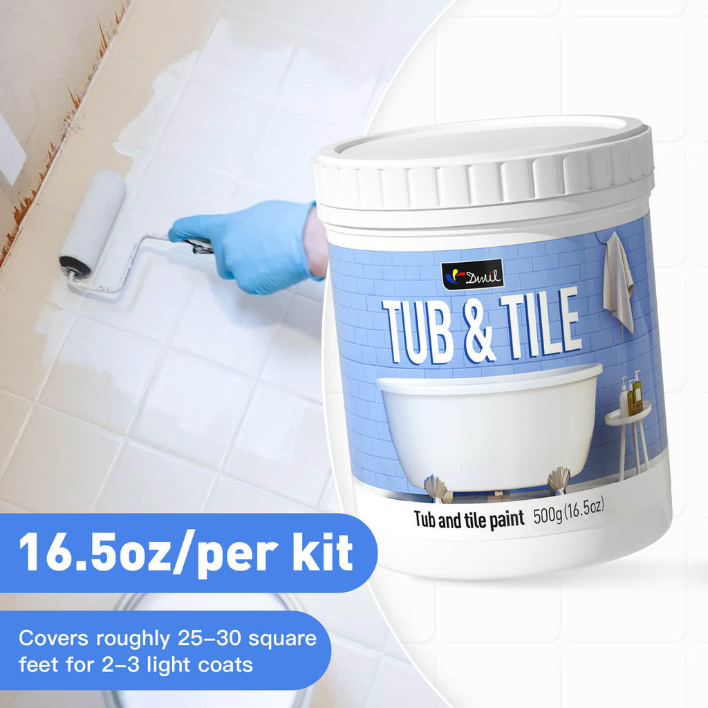 DWIL Water-Based Tub & Tile Refinishing Kit with Tools