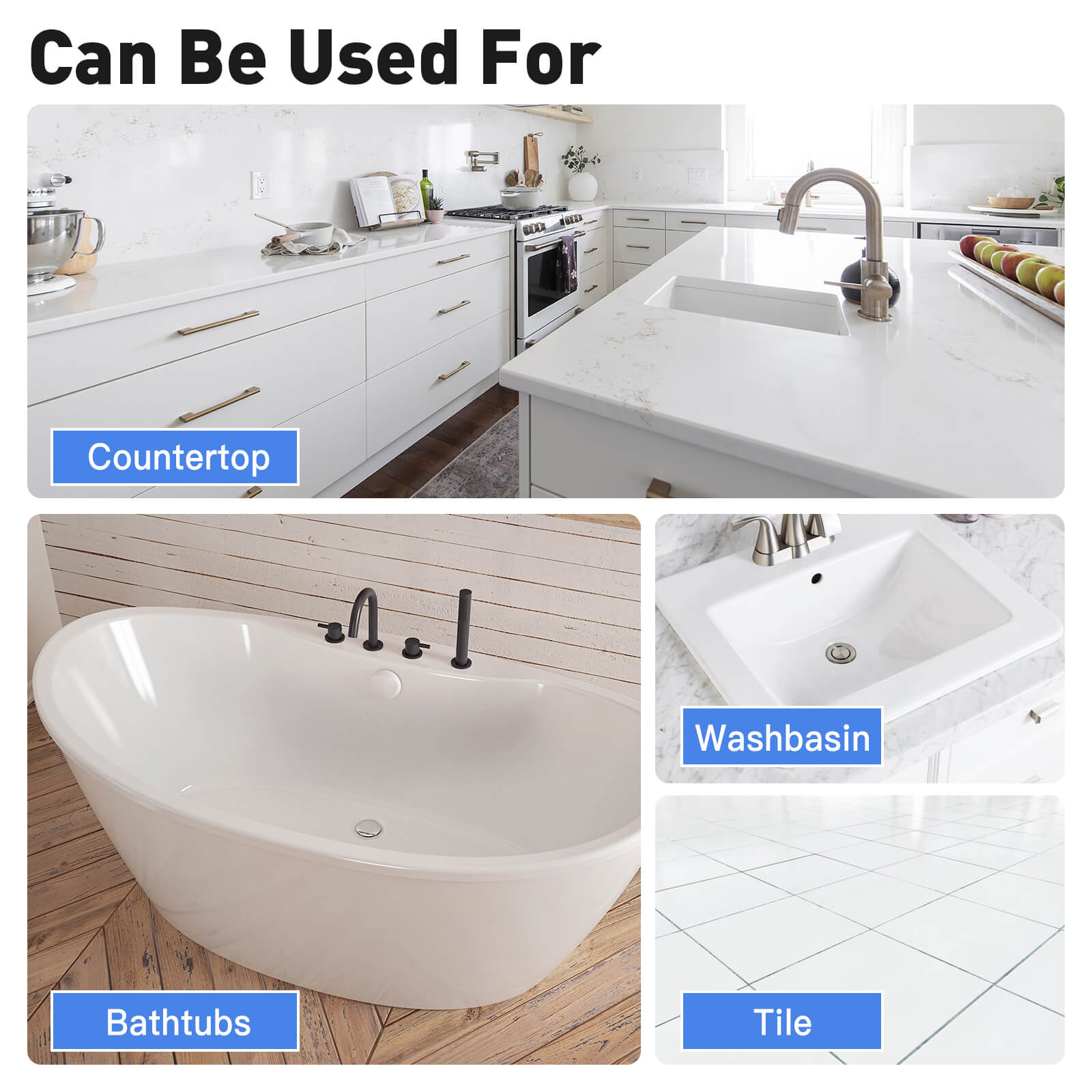 DWIL Water-Based Tub & Tile Refinishing Kit with Tools