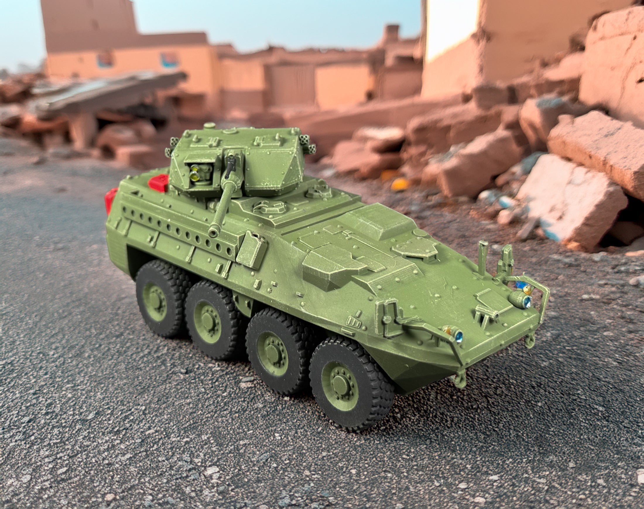 M1296 Stryker Dragoon – 28mm Resin Vehicle Model