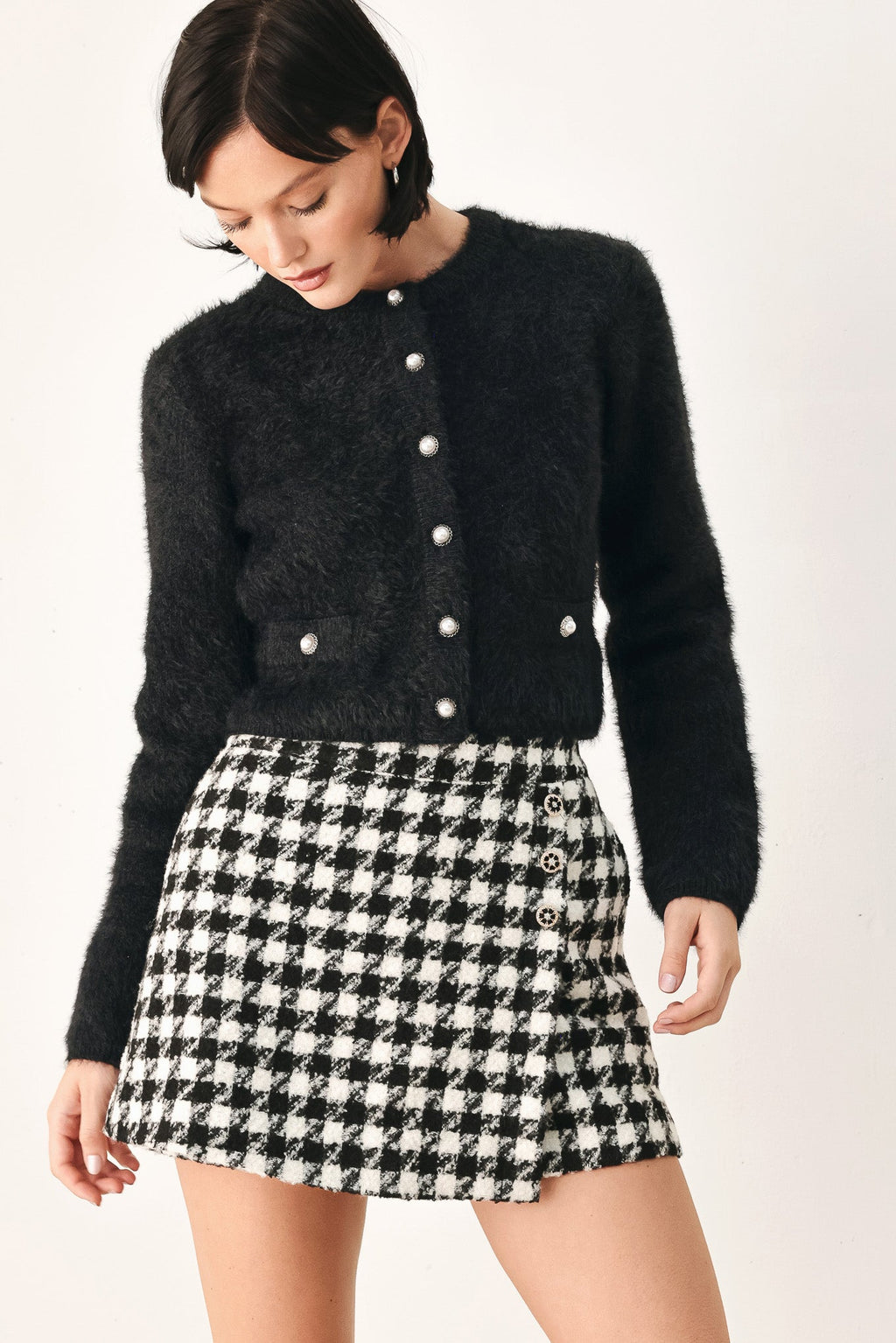 POLISHED MOMENTS CROPPED CARDIGAN