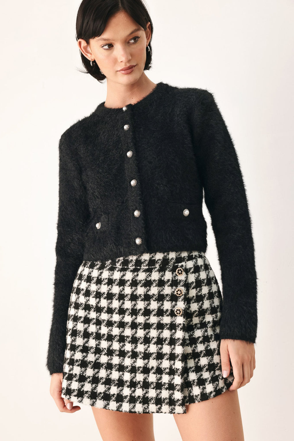 POLISHED MOMENTS CROPPED CARDIGAN