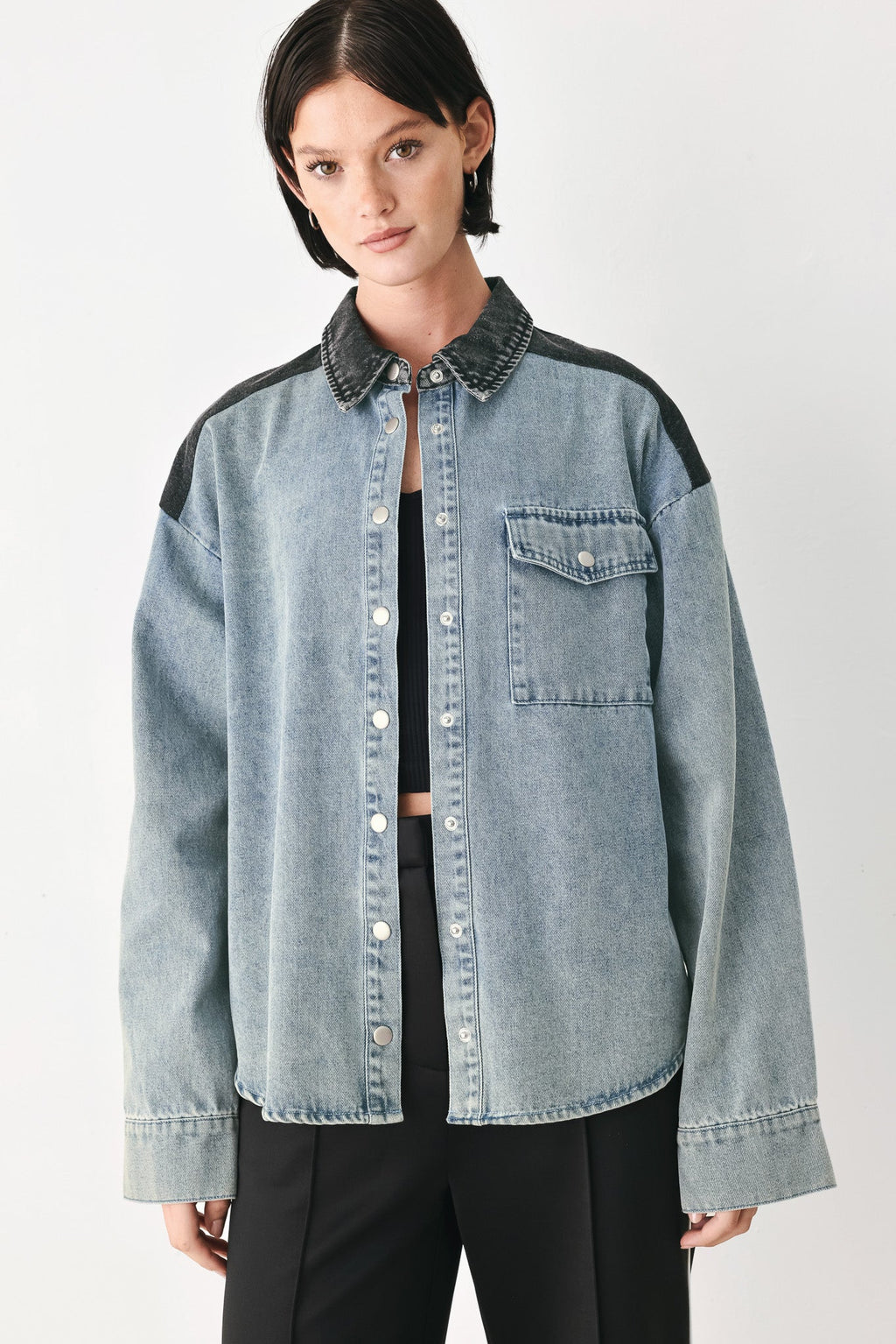 MY LOVE FOR YOU DENIM SHIRT