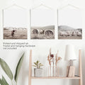 Autumn Farmhouse Wall Art Set. Farm Animals on the Field