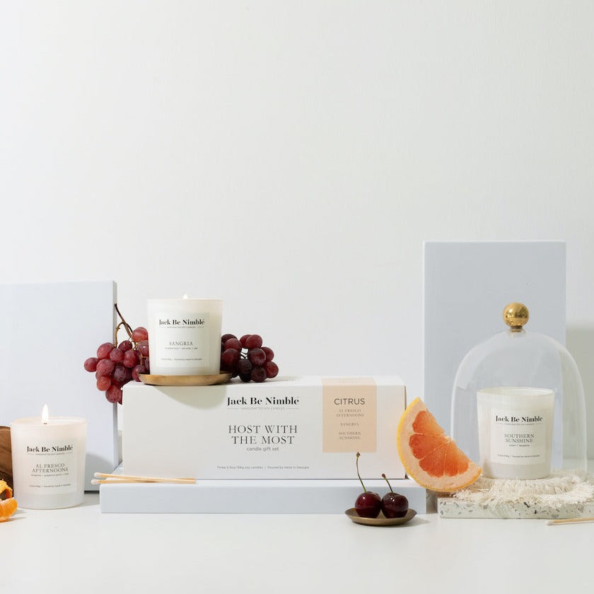 Host with the Most Citrus Soy Candle Gift Set