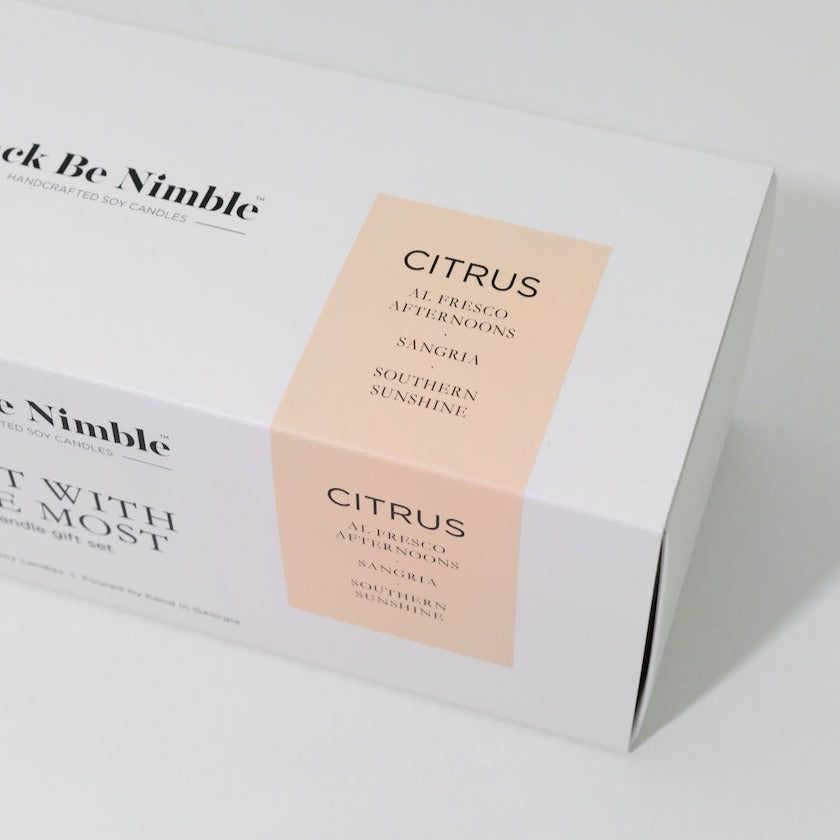 Host with the Most Citrus Soy Candle Gift Set