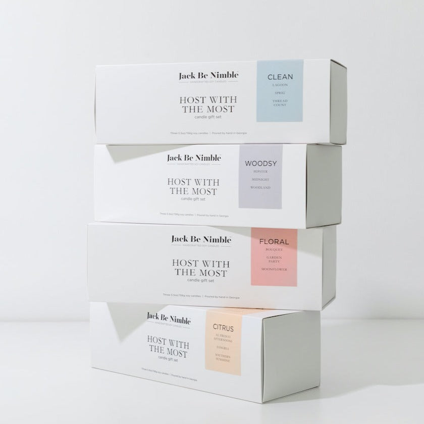Host With the Most Woodsy Soy Candle Gift Set