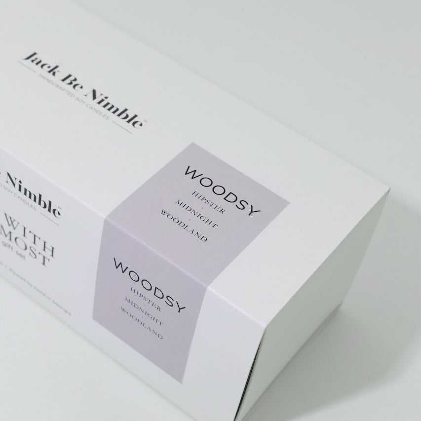 Host With the Most Woodsy Soy Candle Gift Set