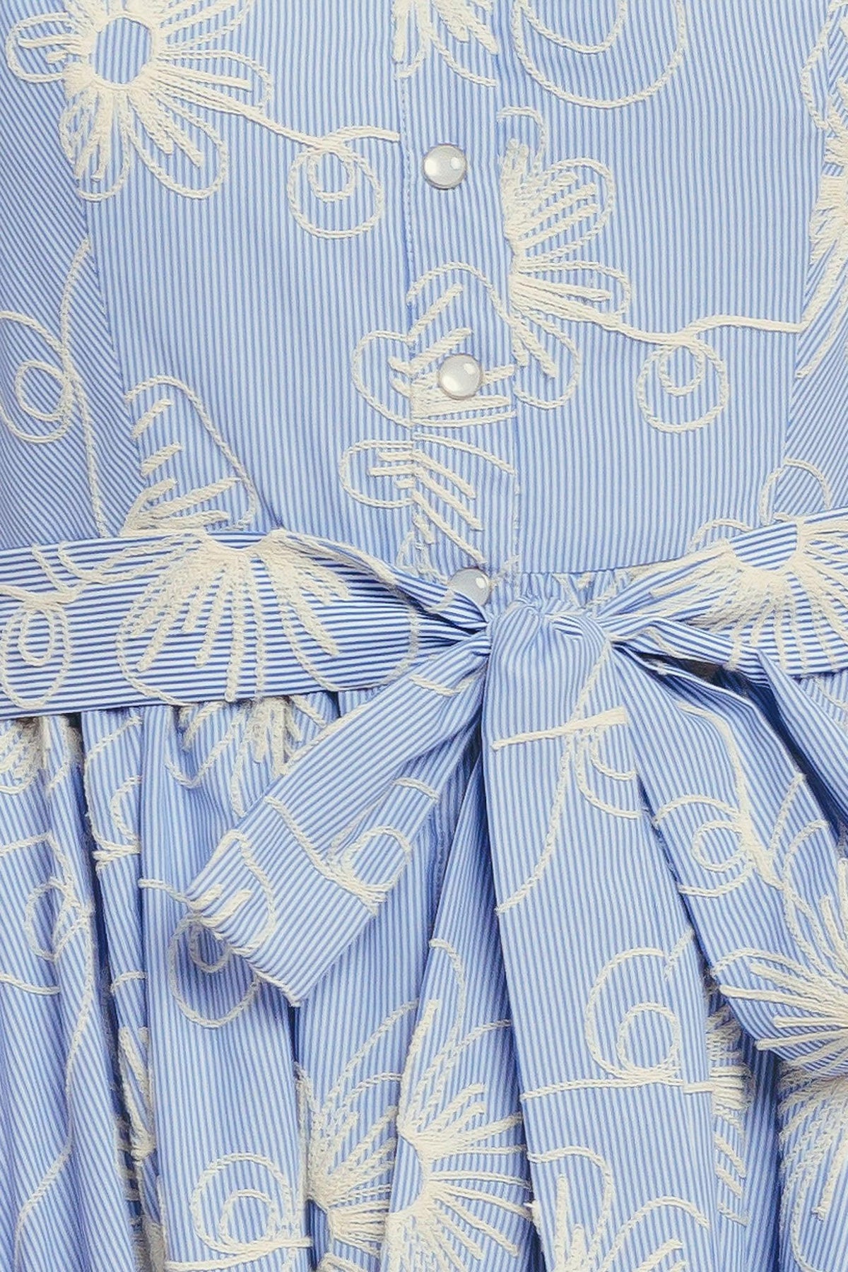 SUMMER SKETCH FLORA WOVEN MIDI DRESS