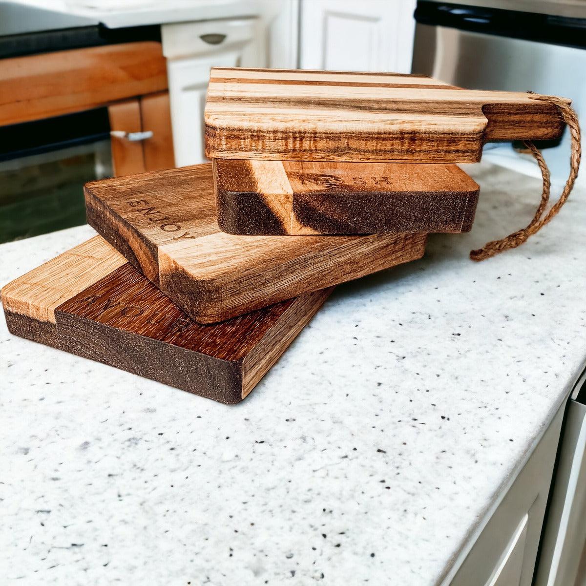 Charcuterie Boards – 8 x 4.5 in (Individual or Set of 4)