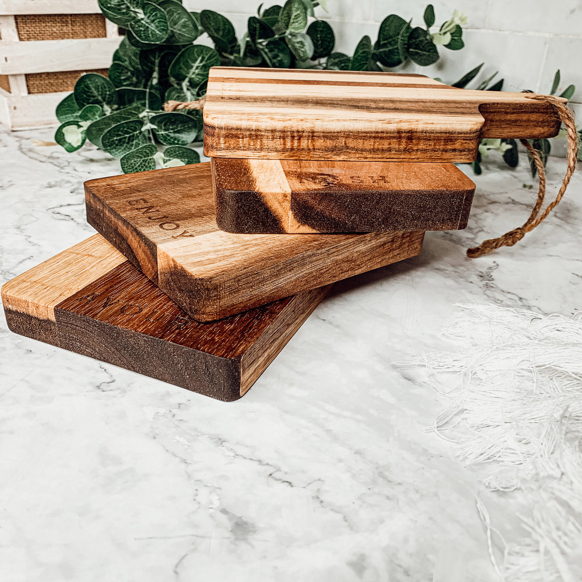 Charcuterie Boards – 8 x 4.5 in (Individual or Set of 4)