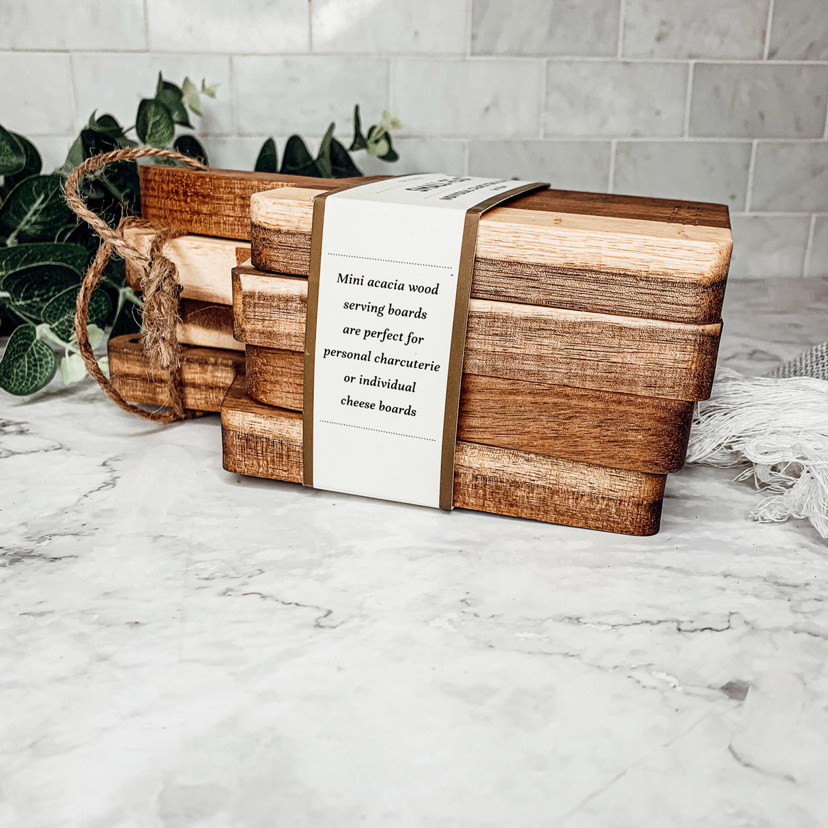 Charcuterie Boards – 8 x 4.5 in (Individual or Set of 4)