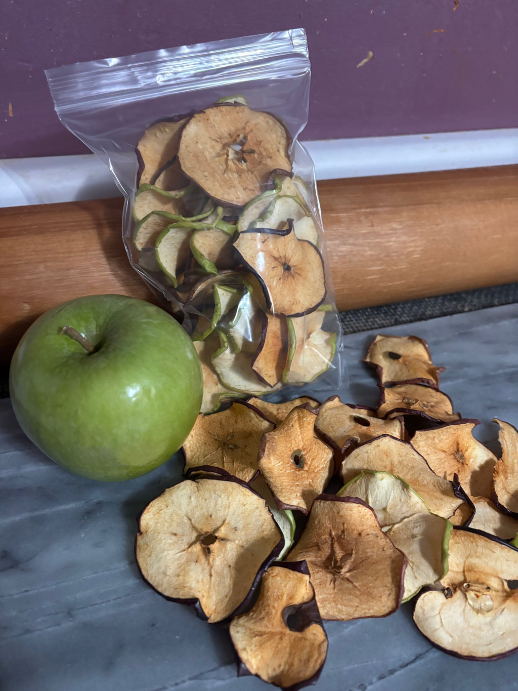 Dog Chips- Apple Chips - Large Bag