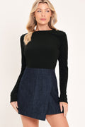 MODERN STAPLE WOVEN COMBINATION ROMPER