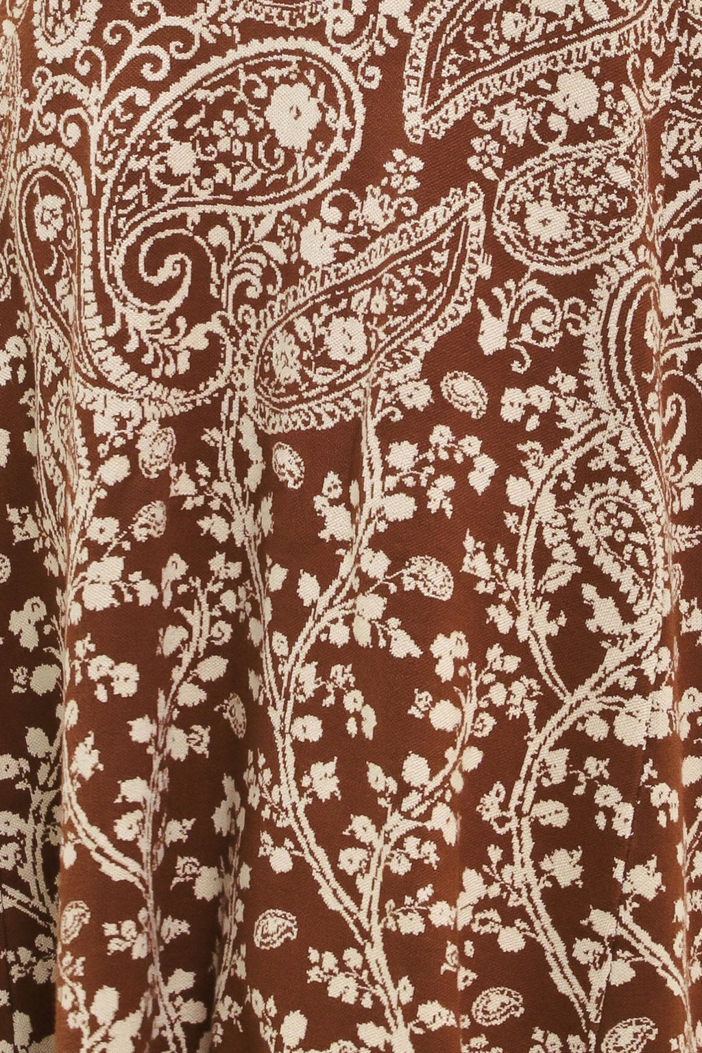 HAZEL PAISLEY EMBRACE JACQUARD SWEATER MIDI DRESS