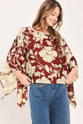 RUBY VINE INTERLUDE WOVEN TOP