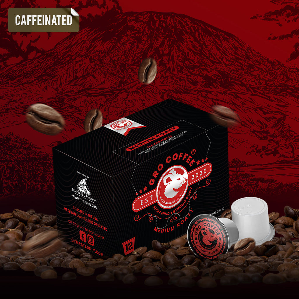 Tanzania Peaberry Caffeinated Pods Qty 12