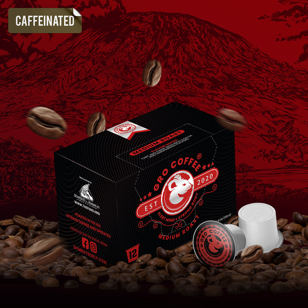 Tanzania Peaberry Caffeinated Pods Qty 12