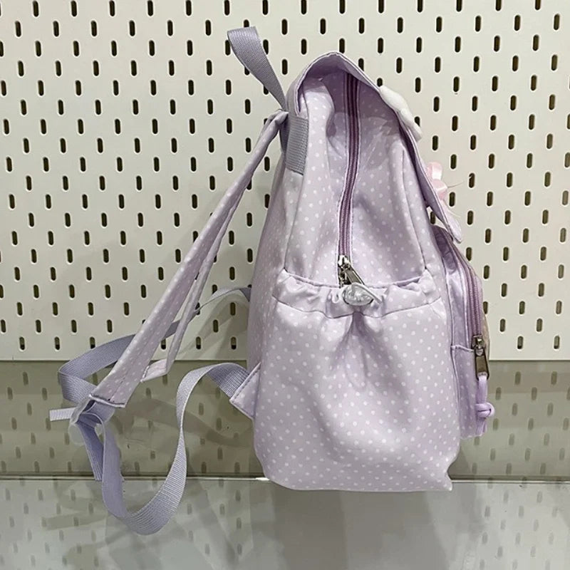 Kawaii Polka Dot Backpack