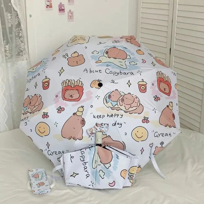 Kawaii Capybara Umbrella