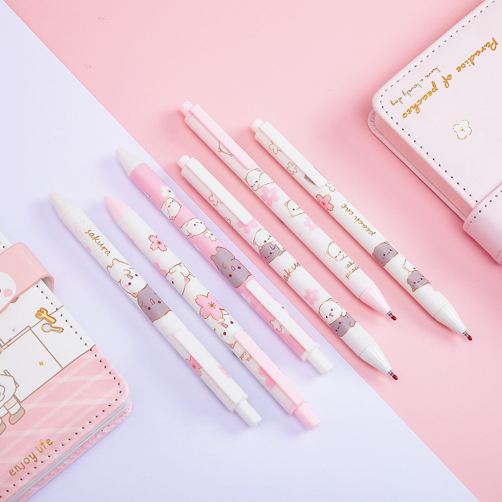Sakura Cats Gel Pens