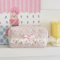 Gingham & Lace Pencil Case