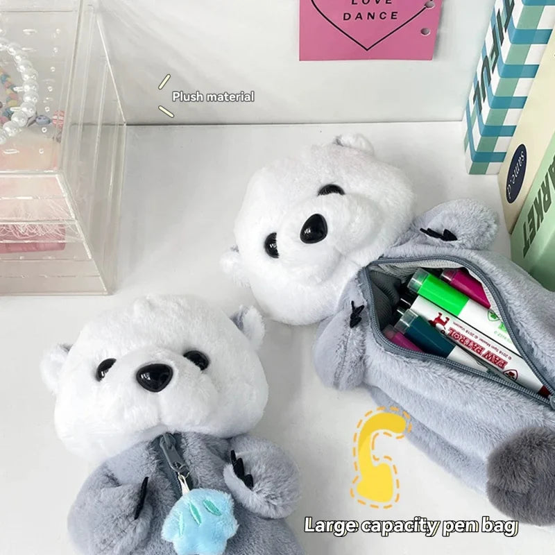 Kawaii Plush Otter Pal Pencil Case
