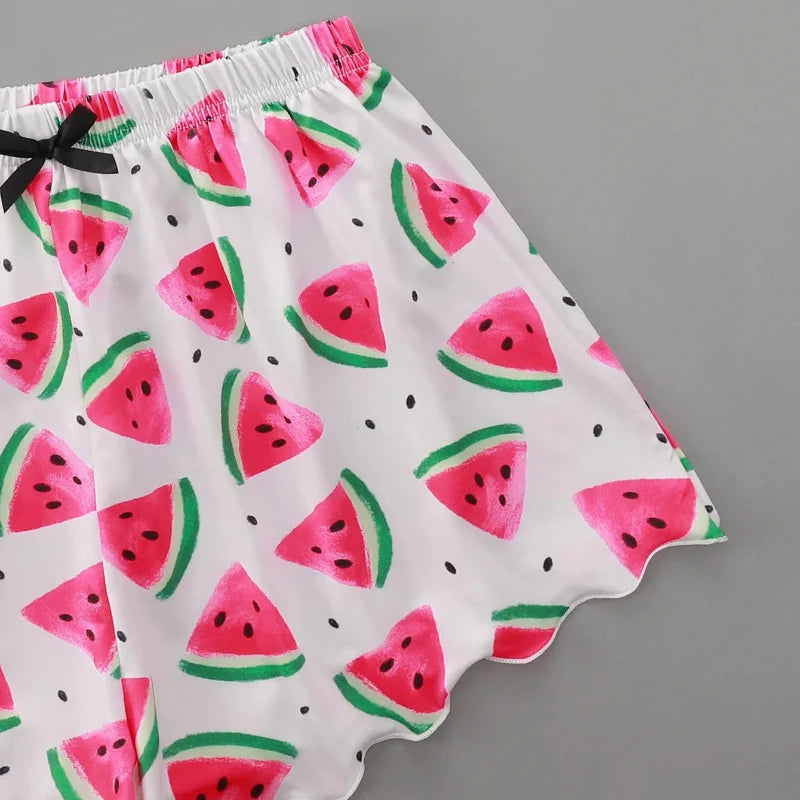 Watermelon Crop Top Pajamas