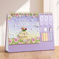 2026 Desktop Calendar With Sticky Notes