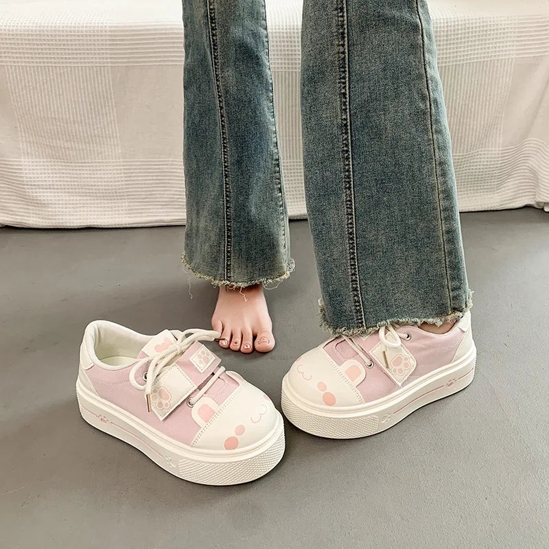 Kawaii Cutesy Neko Platform Sneakers