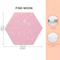 Hexagonal Felt Board Wall Tile