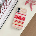 Strawberries & Cream Cake Samsung Phone Case