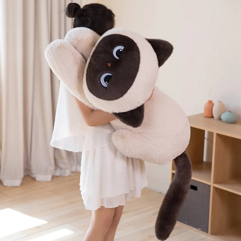 Sleepy Cat Body Pillow Plushies
