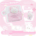 Plush Sleepy Puppy & Cat Notebook