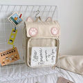 Clear Pocket Cat Backpack
