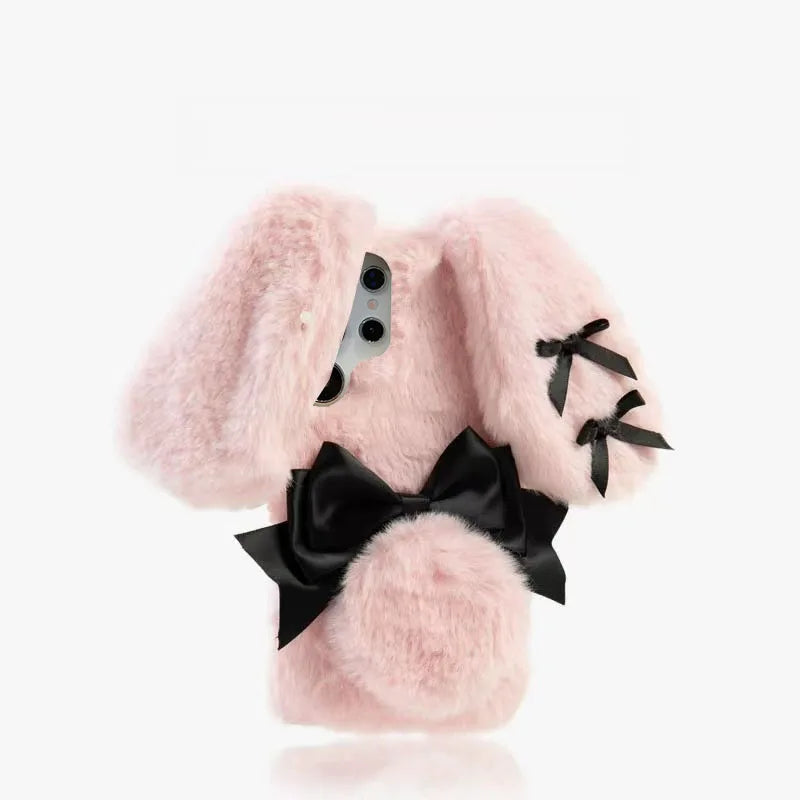Kawaii Plush Bunny Samsung Phone Case