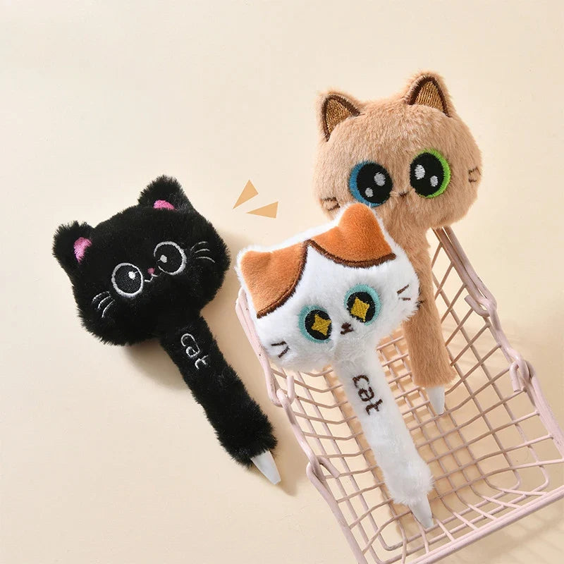 Plush Cat Gel Pens