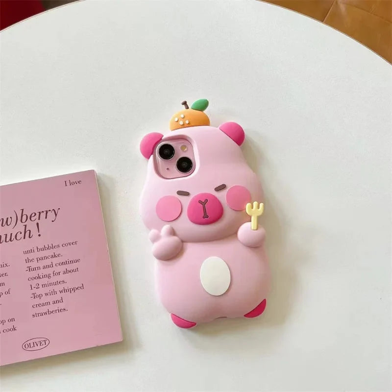 Kawaii Capybara iPhone Case