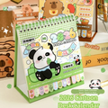 Kawaii Panda 2026 Desk Calendar