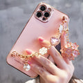 Gem and Flower Pendant Phone Case