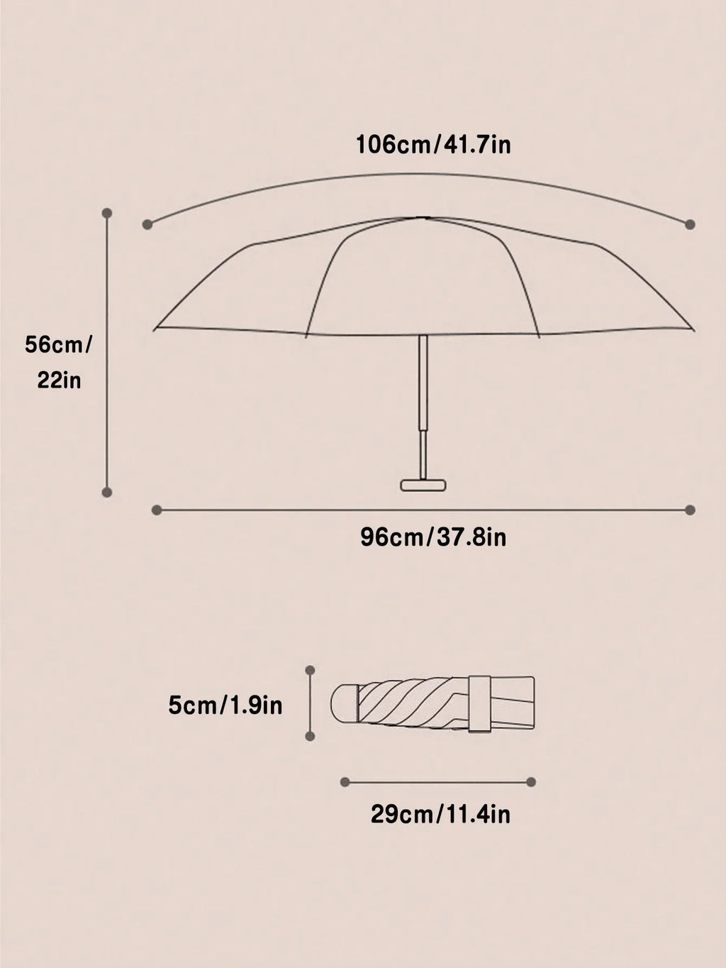 Cute Strawberry Children's Umbrella