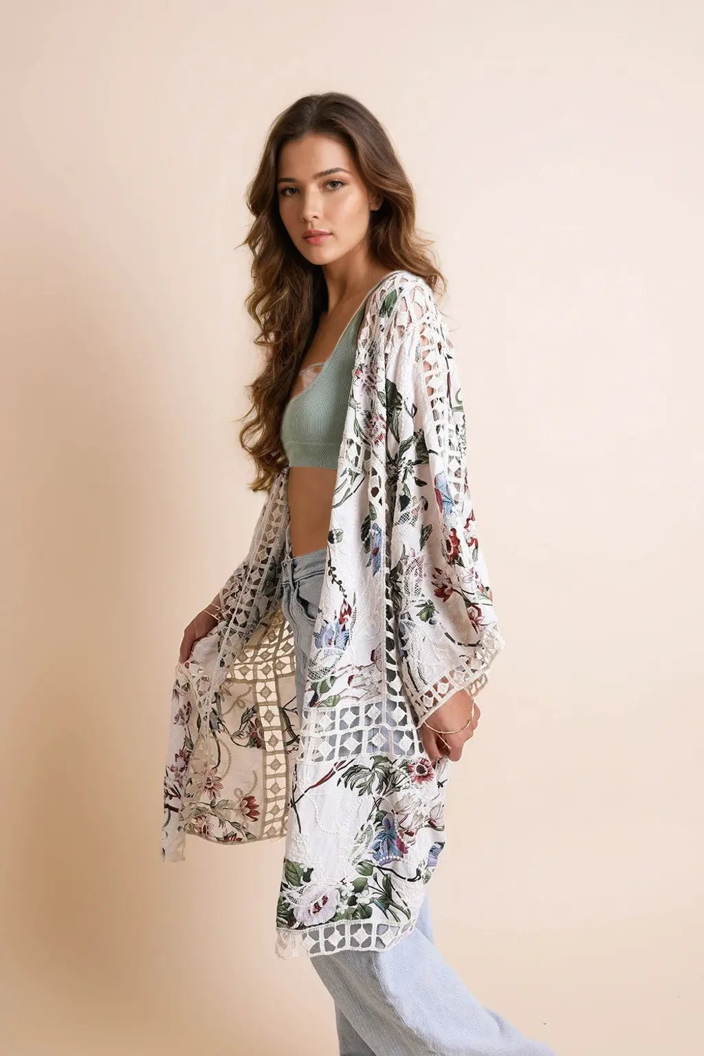 Heirloom Embroidered Kimono