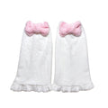 Pink Bow Leg Warmers