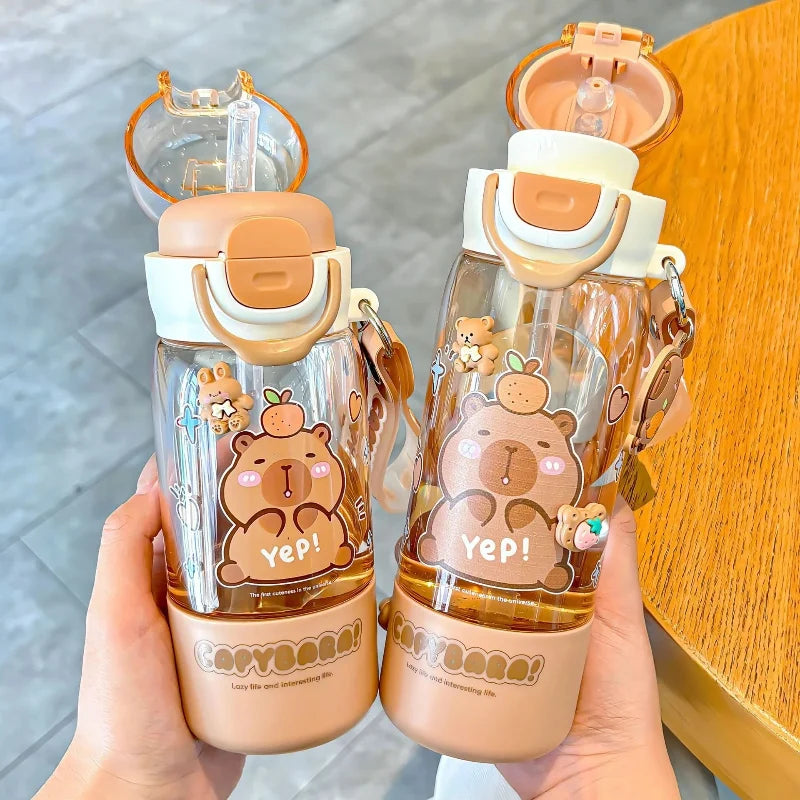 Cute Capybara Water Bottles