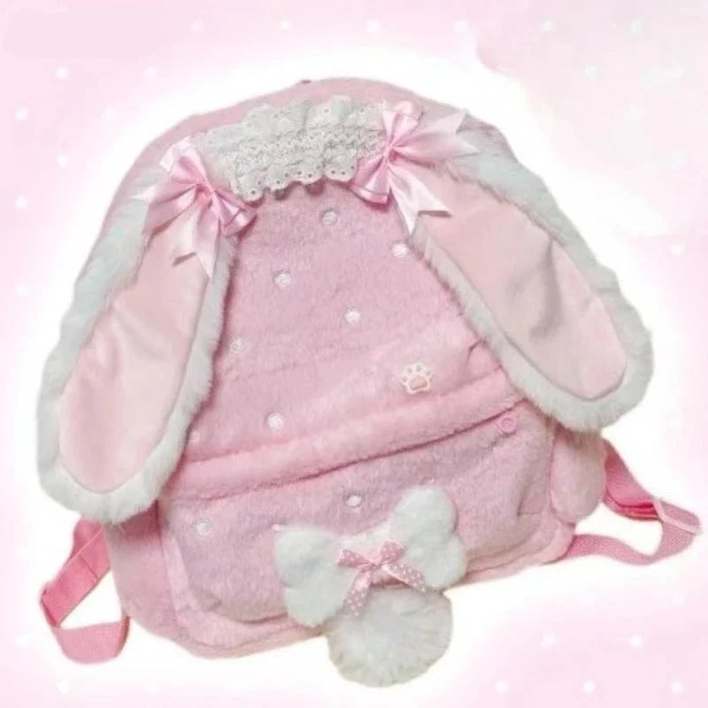 Kawaii Sweet Bunny Plush Backpack