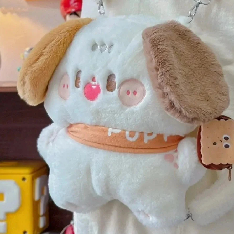 Cute Plush Puppy Backpack