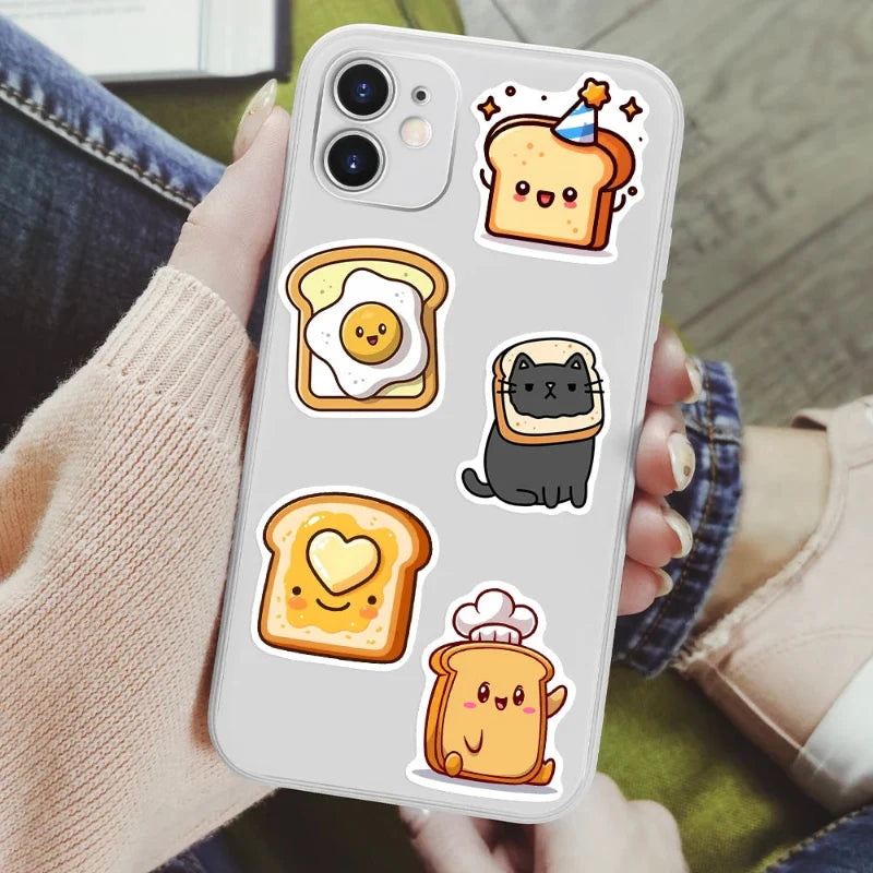 Kawaii Toast Sticker Pack